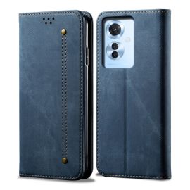 DENIM Husă portofel pentru Oppo Reno11 F 5G albastru