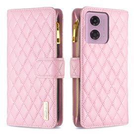Husa de protectie LATTICE pentru Motorola Moto G04 / G24 / G24 Power pink