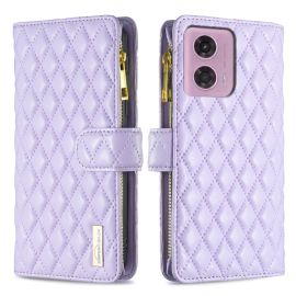 Husa de protectie LATTICE pentru Motorola Moto G04 / G24 / G24 Power violet