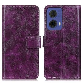 RETRO Husă portofel Motorola Moto G85 5G violet