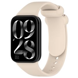 BUTTERFLY Curea din silicon pentru Xiaomi Smart Band 8 Pro bej