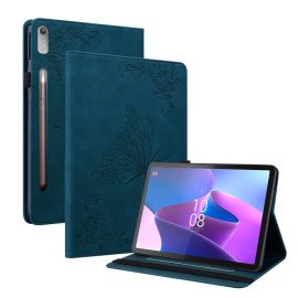 ART BUTTERFLY Husă portofel pentru Lenovo Tab P12 albastru