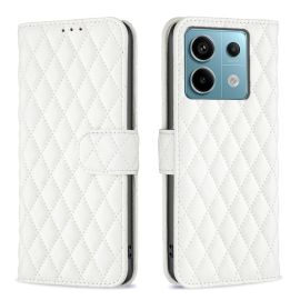 Husa de protectie LATTICE pentru Xiaomi Redmi Note 13 Pro 5G / Xiaomi Poco X6 5G alba