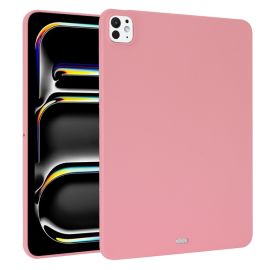 RUBBER Husă de protecție pentru Apple iPad Pro 13 2024 / M5 2025 roz deschis