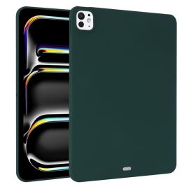 RUBBER Husă de protecție pentru Apple iPad Pro 13 2024 / M5 2025 verde închis