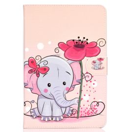 CAZĂ UNIVERSALĂ FLIP pentru o tabletă cu diagonala de 10" ELEFANT FLOWER S