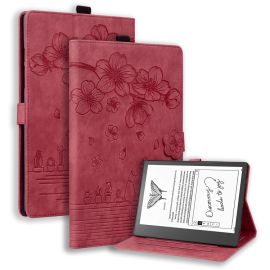 ART FLOWER Husă rabatabilă Amazon Kindle Scribe 2022 roșu