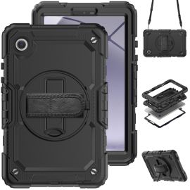 Husă SOLID 360 durabilă pentru Samsung Galaxy Tab A9 neagră