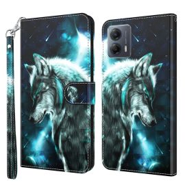 ART Husă portofel pentru Motorola Moto G54 5G / G54 5G Power Edition WOLF