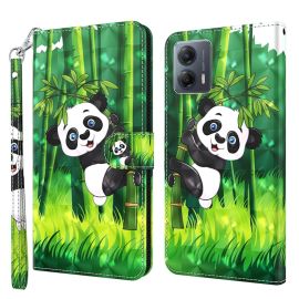 ART Husă portofel pentru Motorola Moto G54 5G / G54 5G Power Edition PANDA