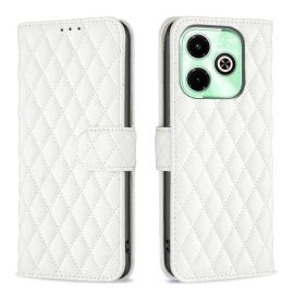 Husa de protectie LATTICE pentru Infinix Hot 40 / Hot 40 Pro alba