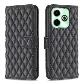 Husa de protectie LATTICE pentru Infinix Hot 40 / Hot 40 Pro neagra