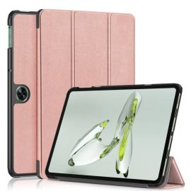 LEATHER Capac cu balamale pentru OnePlus Pad Go rose gold