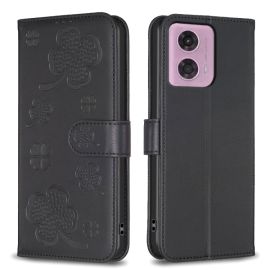 ART C LOVE R Husa portofel pentru Motorola Moto G04 / G24 / G24 Power negru