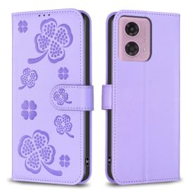 ART C LOVE R Husa portofel pentru Motorola Moto G04 / G24 / G24 Power violet