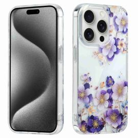 Husa de protectie BLOOM pentru Apple i Phone 15 Pro Max PURPLE