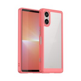 CRYSTAL Husa de protectie pentru Sony Xperia 5 V rosie