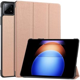 LEATHER Capac cu balamale pentru Xiaomi Pad 6S Pro rose gold