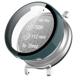CAPAC COMPLET PC Husa din plastic cu sticla pentru Garmin Lily 2 verde