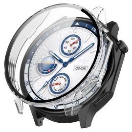 CAPACĂ COMPLETĂ PC Capac din plastic cu sticlă pentru OnePlus Watch 2 transparent