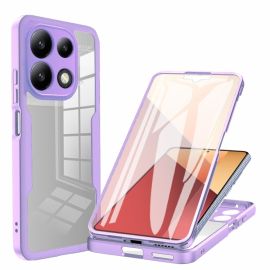 DUAL Husă cu două fețe cu folie Xiaomi Redmi Note 13 Pro violet