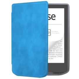 SOFT Husă pliabilă Pocketbook 629 Verse / Pocketbook 634 Verse Pro albastru deschis