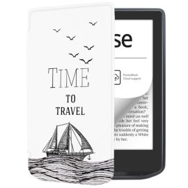 ART Husă pliabilă pentru Pocketbook 629 Verse / Pocketbook 634 Verse Pro TIME TO TRAVEL