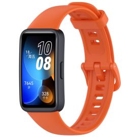 SILICONE Curea înlocuibilă pentru Huawei Band 10 / Band 9 portocaliu