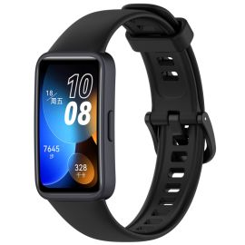 SILICONE Curea înlocuibilă pentru Huawei Band 10 / Band 9 neagră