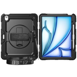 SOLID 360 Husă durabilă pentru Apple iPad Air 13 2025 / Air 13 2024 negru
