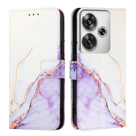 ART MARBLE Husă portofel pentru Xiaomi Poco F6 PURPLE
