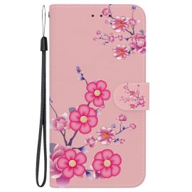 ART Husă portofel pentru Xiaomi Redmi 13 CHERRY BLOSSOM