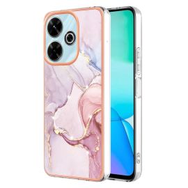 IMD MARBLE Husă de protecție pentru Xiaomi Redmi 13 ROSE GOLD
