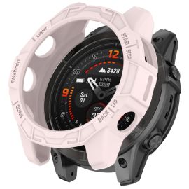 Husa TPU HALF pentru Garmin Fenix 7X / 7X Pro roz deschis