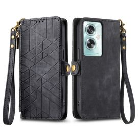 Husa portofel GEOM pentru Oppo A79 5G neagra