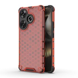 HONEYCOMB Husă de protecție Xiaomi Poco F6 roșu
