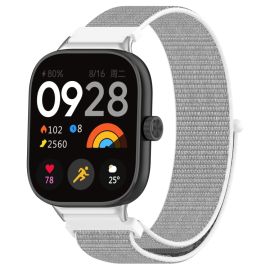 Curea din NYLON pentru Xiaomi Smart Band 8 Pro alb gri