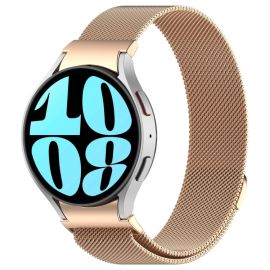 MILANESE Curea metalică pentru Samsung Galaxy Watch 7 (40mm / 44mm) auriu roz