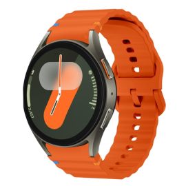 WAVE Curea din silicon pentru Samsung Galaxy Watch 7 (40mm / 44mm) portocaliu