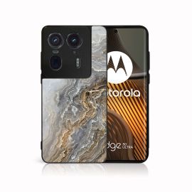 PROTEMIO MY ART Husă de protecție pentru Motorola Edge 50 Ultra BEIGE (151)