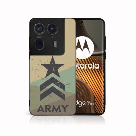 PROTEMIO MY ART Husă de protecție pentru Motorola Edge 50 Ultra ARMY (236)