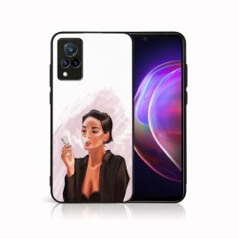 PROTEMIO MY ART Husă din silicon Vivo V21 5G ȚIGĂRĂ (135)