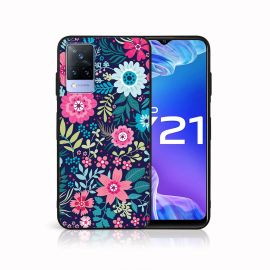 PROTEMIO MY ART Husă din silicon Vivo Y21 / Y21s / Y33s FLORA (038)