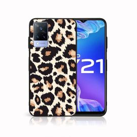 PROTEMIO MY ART Husă din silicon Vivo Y21 / Y21s / Y33s LEOPARD (047)