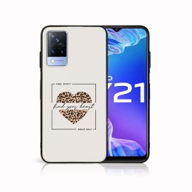 PROTEMIO MY ART Husă din silicon Vivo Y21 / Y21s / Y33s WILD HE ART (048)