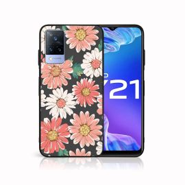 PROTEMIO MY ART Husă din silicon Vivo Y21 / Y21s / Y33s DAISY (161)