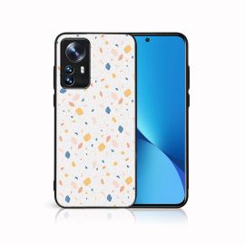 PROTEMIO MY ART Husă de protecție Xiaomi 12 / Xiaomi 12X - ORANGE TERRAZZO (165)