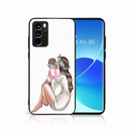 PROTEMIO MY ART Husă din silicon Oppo Reno6 Pro 5G BABY GIRL (111)