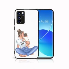 PROTEMIO MY ART Husă din silicon Oppo Reno6 Pro 5G SUPERMOM (112)