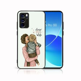 PROTEMIO MY ART Husă din silicon Oppo Reno6 Pro 5G MOM LIFE (118)